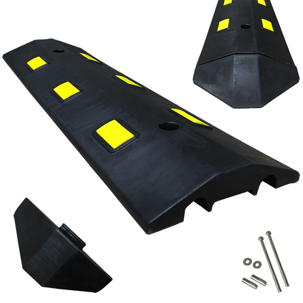 Electriduct Ultra Light Weight Economy Speed Bump Concrete- Black SB-3-10-CC
